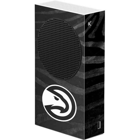 NBA Atlanta Hawks Black Animal Print Xbox Series S Console Skin